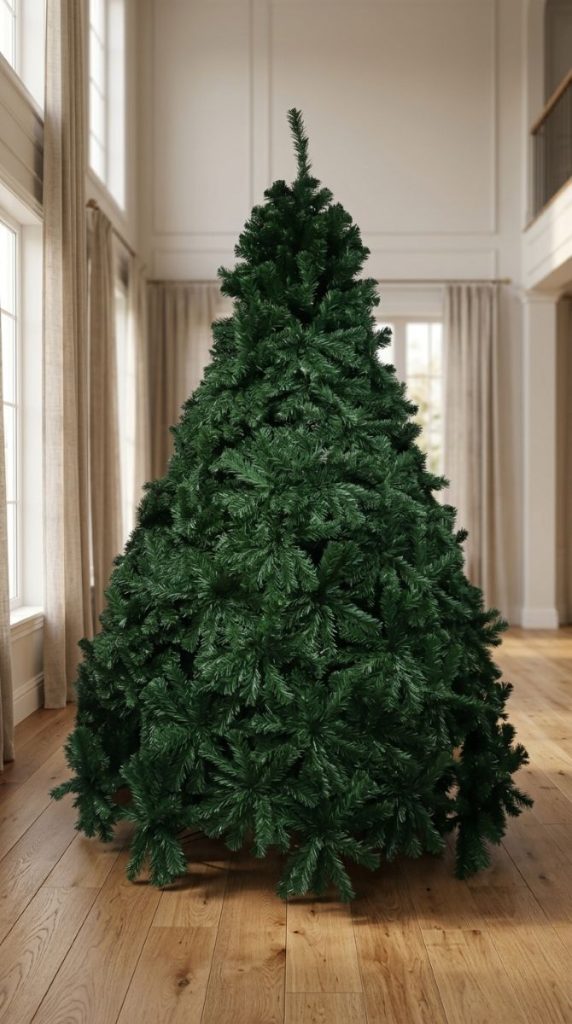 Árbol tradicional verde real